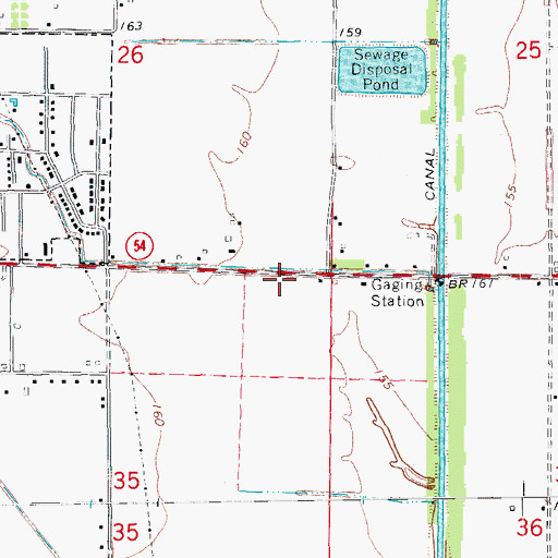 Topographic Map of Desha County Museum, AR