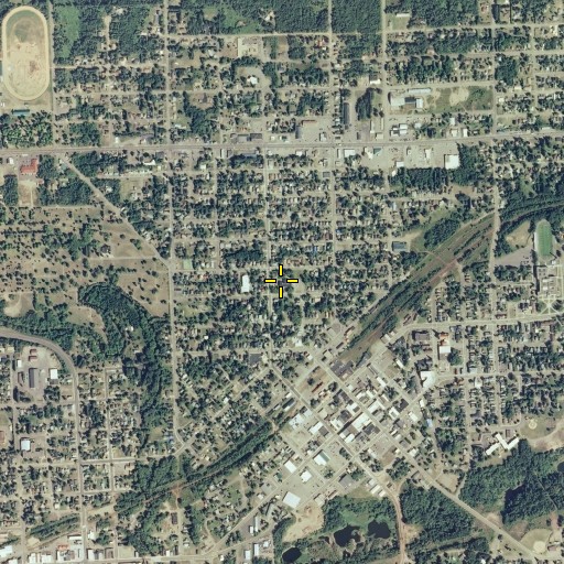 Aerial/Satellite Image of Sleight Elementary School, MI