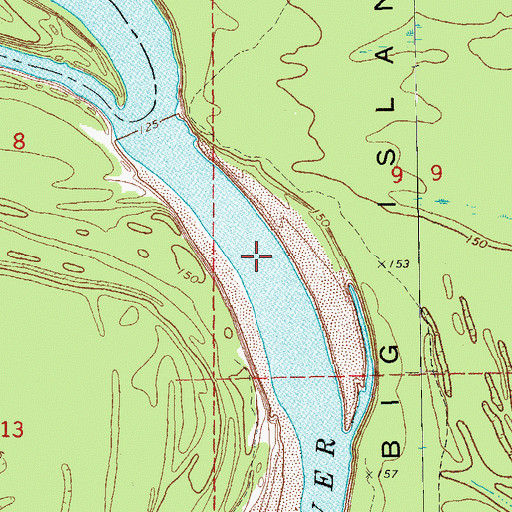 Topographic Map of Rosemary Lake (historical), AR