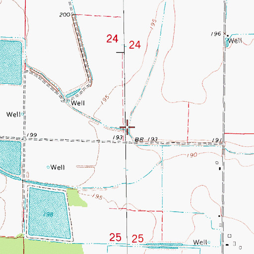Topographic Map of Lateral Number 5, AR