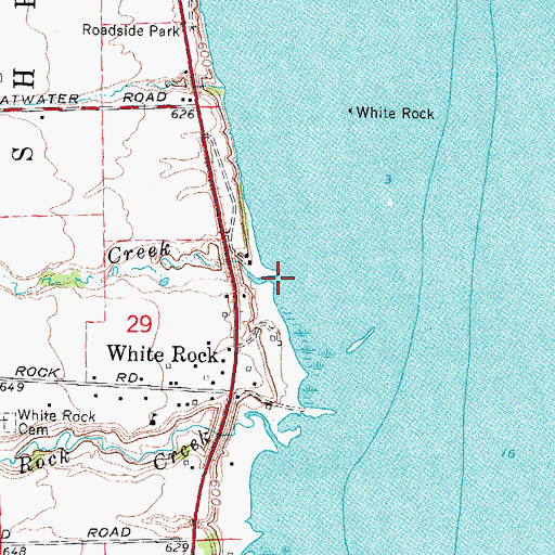 Topographic Map of Stover Creek, MI
