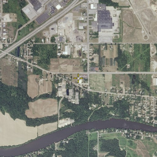 Aerial/Satellite Image of Stump School, MI