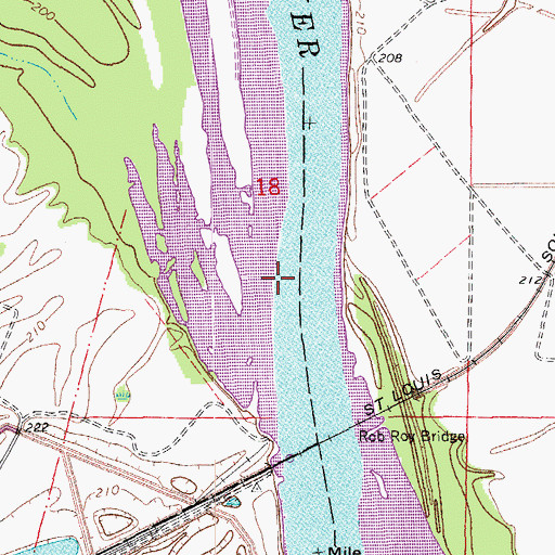 Topographic Map of Dumbeck Spur (historical), AR