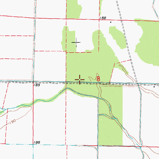 Topographic Map of Five Points School (historical), AR