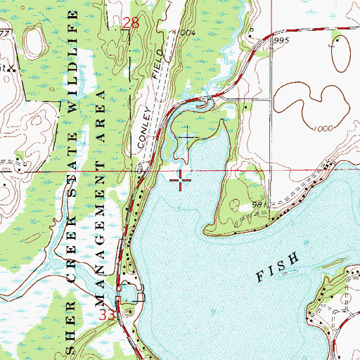 Topographic Map of Ann River, MN