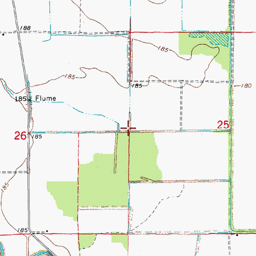 Topographic Map of Lateral Number 2, AR