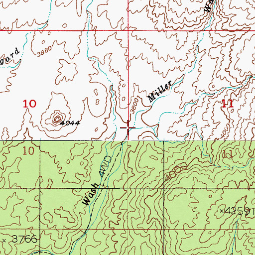 Topographic Map of Jerky Wash, AZ
