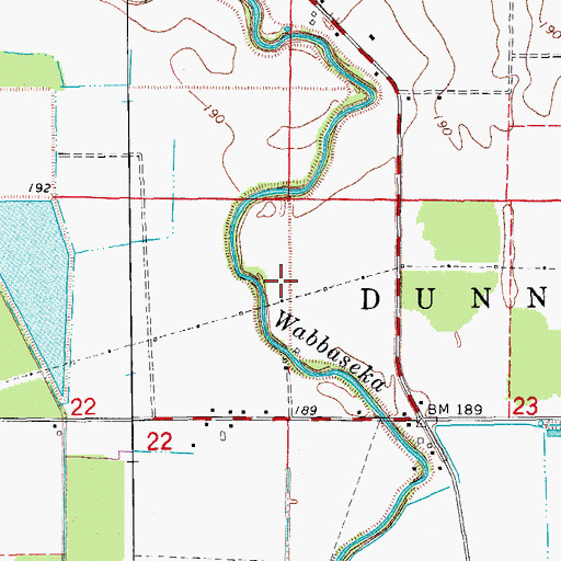 Topographic Map of Mulberry Grove Church (historical), AR
