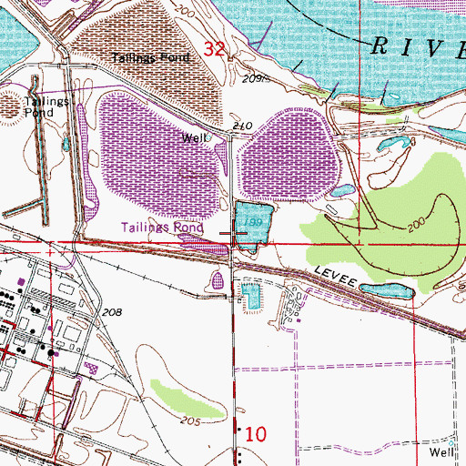 Topographic Map of Murphy School (historical), AR