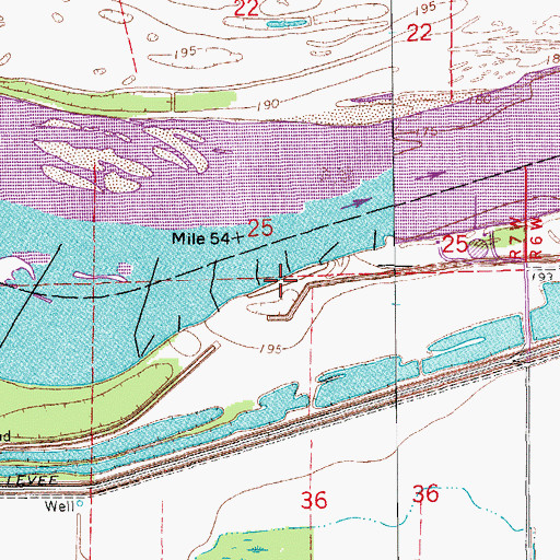 Topographic Map of Olive Branch Church (historical), AR