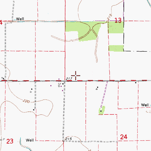 Topographic Map of Rosenwald School (historical), AR