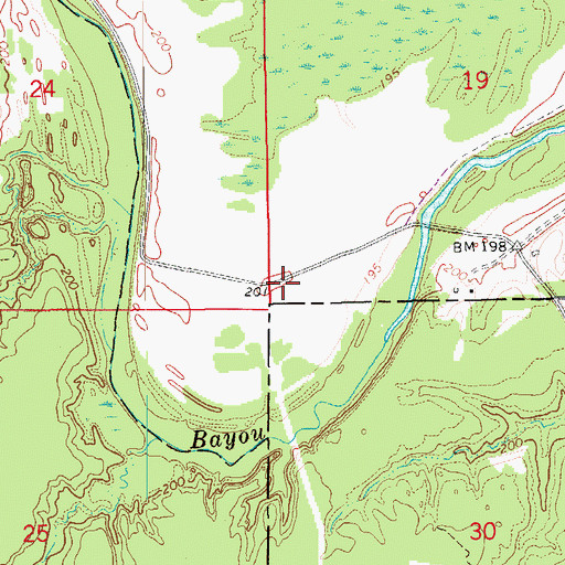 Topographic Map of Taylors School (historical), AR