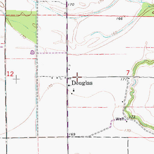 Topographic Map of Allen Chapel (historical), AR