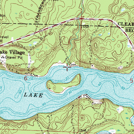 Topographic Map of Bottom Creek, MN