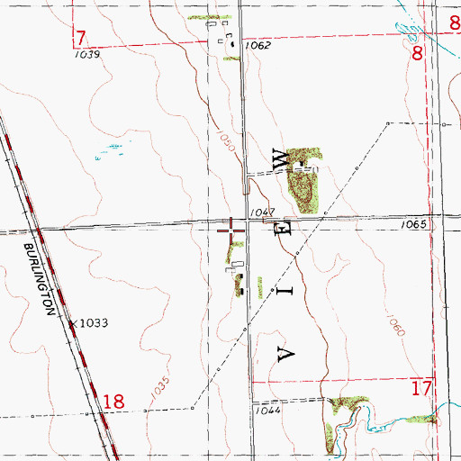 Topographic Map of Braton School, MN