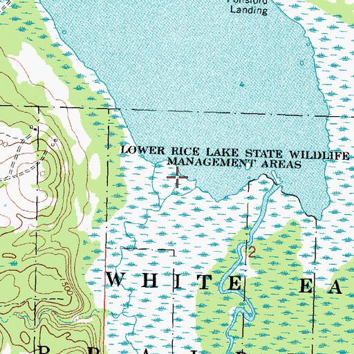 Topographic Map of Buckboard Creek, MN