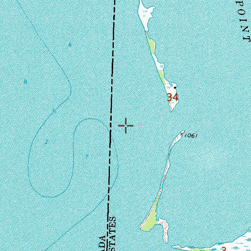 Topographic Map of Buffalo Bay, MN