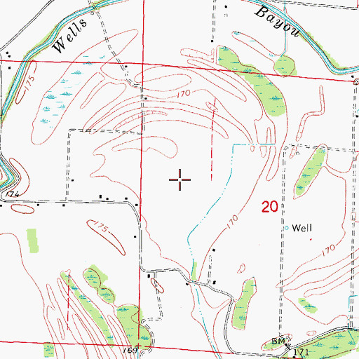 Topographic Map of Price Brake (historical), AR