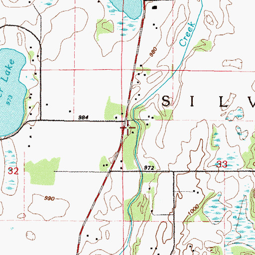 Topographic Map of Carter School, MN