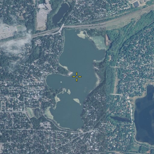 Aerial/Satellite Image of Cedar Lake, MN