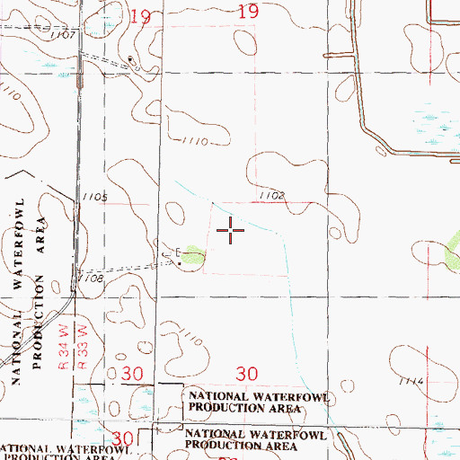 Topographic Map of Charlotte Lake, MN