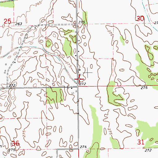 Topographic Map of Gum Stump School (historical), AR
