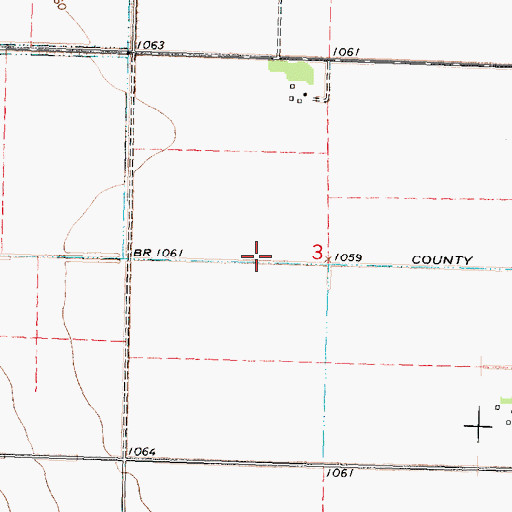 Topographic Map of County Ditch Number Eight, MN