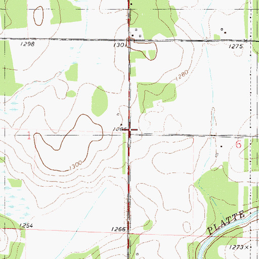 Topographic Map of District Number 149 School, MN