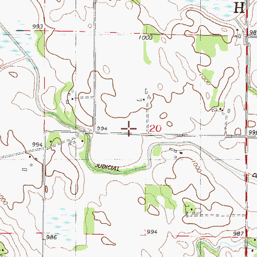 Topographic Map of Dobraty School, MN