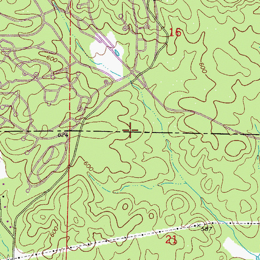 Topographic Map of Balboa Golf Course, AR