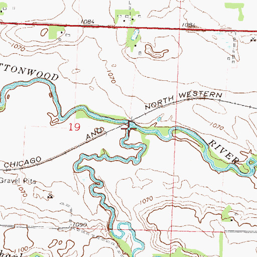 Topographic Map of Dutch Charley Creek, MN