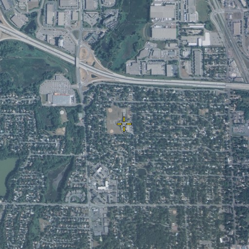 Aerial/Satellite Image of Edgewood School, MN
