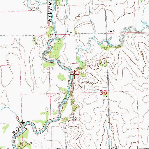 Topographic Map of Elk Creek, MN