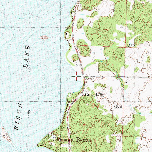Topographic Map of Fish Creek, MN