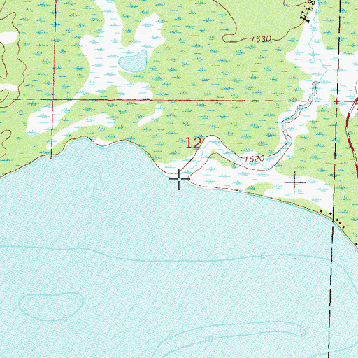 Topographic Map of Fish Creek, MN