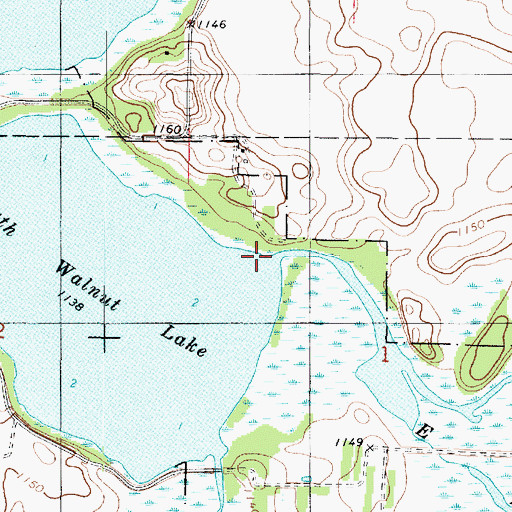 Topographic Map of Foster Creek, MN