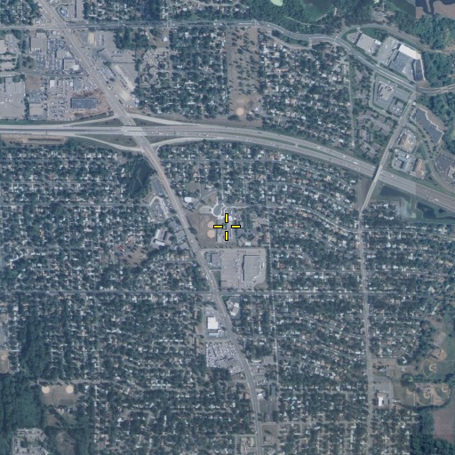 Aerial/Satellite Image of Garden City Elementary School, MN