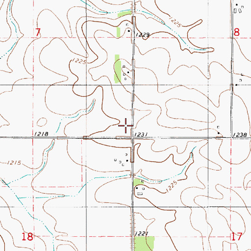 Topographic Map of Gregg School, MN