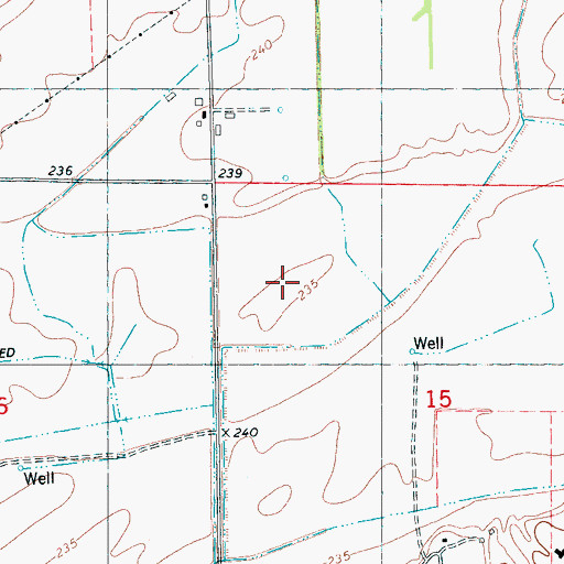 Topographic Map of Jimmy Ridge, AR