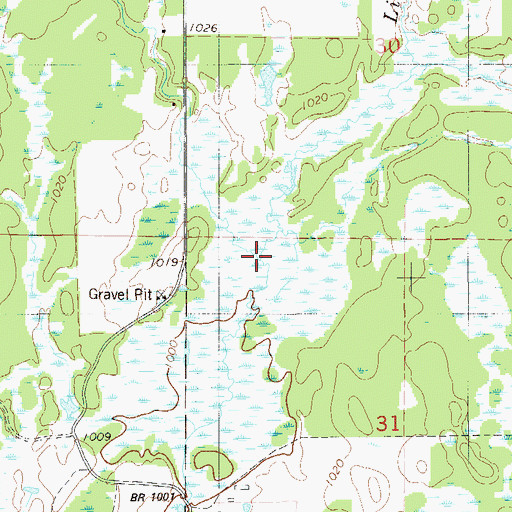 Topographic Map of Hay Creek, MN