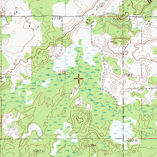 Topographic Map of Hay Creek, MN
