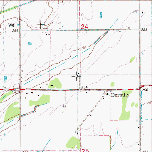 Topographic Map of Ames School (historical), AR