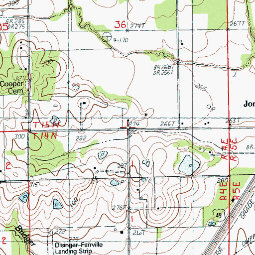 Topographic Map of Clinton School (historical), AR