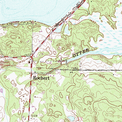 Topographic Map of Hubbel Pond Game Refuge, MN