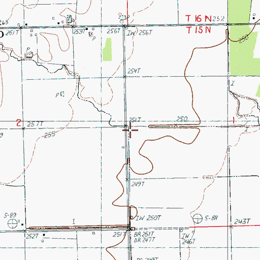 Topographic Map of Yapp School (historical), AR