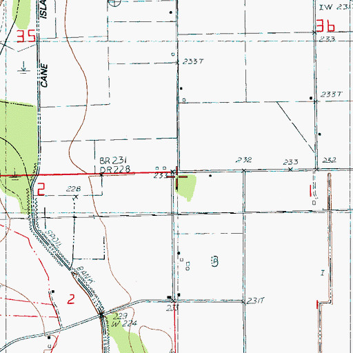 Topographic Map of Beech Grove Church (historical), AR