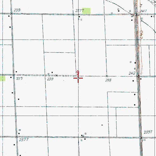 Topographic Map of Upper Macey School (historical), AR