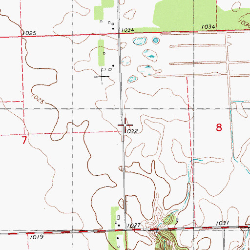 Topographic Map of Jahnke School, MN