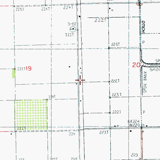 Topographic Map of Shaw School (historical), AR