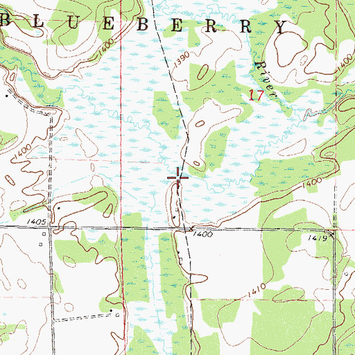 Topographic Map of Kettle River, MN